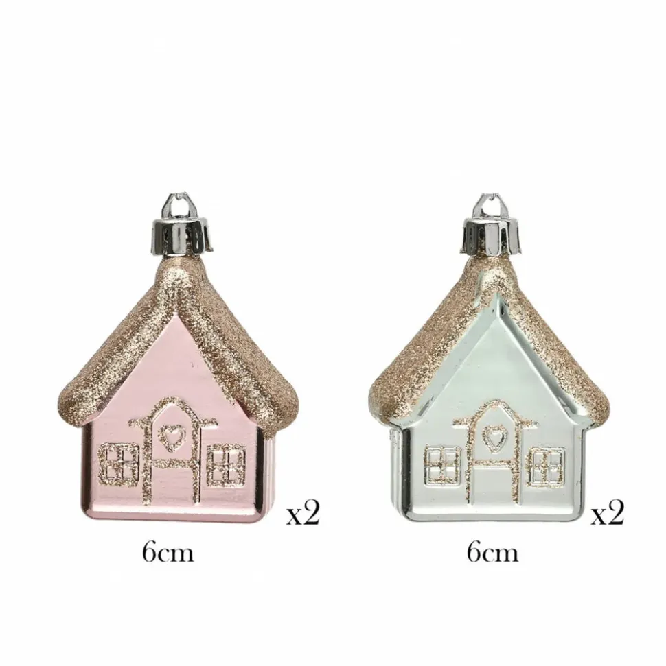 Karaca Home New Year Christmas Tree Decoration Set, 4 Piece, Multi