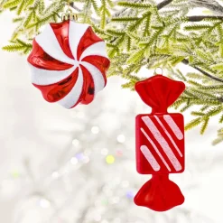 Karaca Home New Year Christmas Cany Pleasure Tree Decoration Set, 4 Piece, Multi