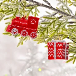 Karaca Home New Year Christmas Gifty Tree Decoration Set, 4 Piece, Multi