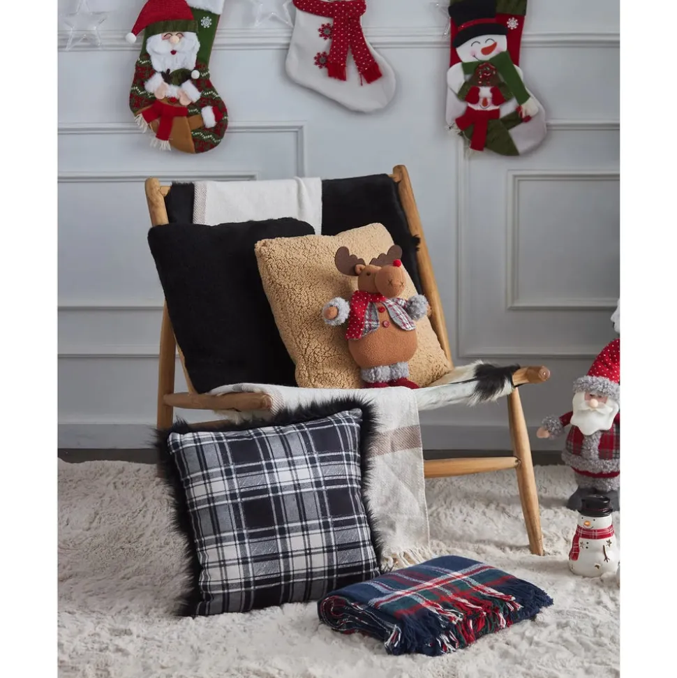 Karaca Home New Year Christmas Snowman Gift Stocking Sock Decoration, 47cm, Multi