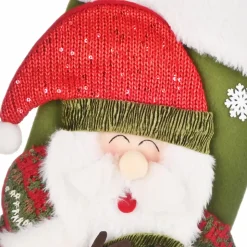 Karaca Home New Year Christmas Santa Gift Stocking Sock Decoration, 47cm, Multi