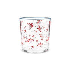 Karaca Home New Year Christmas 3-Piece Butcher's Broom Glass Tumbler Set, 380ml, Multi