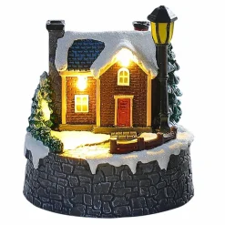 Karaca Home New Year LED Lighted Christmas House, Multi