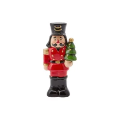 Karaca Home New Year Nutcracker Figurine, 12cm, Red