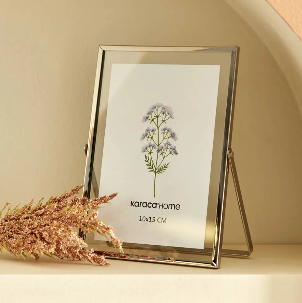 Karaca Home Photo Frame, 13x18cm, Silver