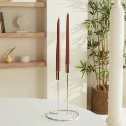 Karaca Home 2-Piece Candle, 24cm, Bronze