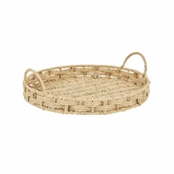 Karaca Home Rope Decorative Tray, 31cm, Beige