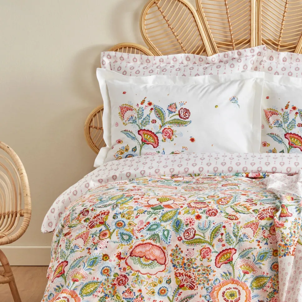 Karaca Home Sarthe 100% Turkish Cotton Duvet Cover Set, Double, Multi