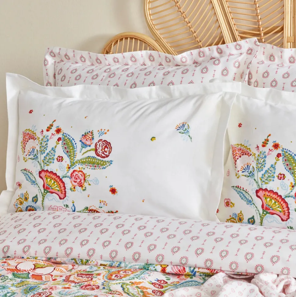Karaca Home Sarthe 100% Turkish Cotton Duvet Cover Set, Double, Multi