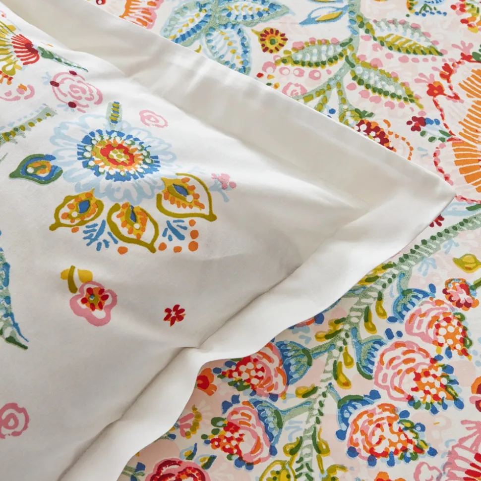 Karaca Home Sarthe 100% Turkish Cotton Duvet Cover Set, Double, Multi