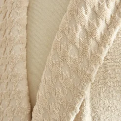 Karaca Home Seden 6-Piece 100% Turkish Cotton Family Bathroom Set, Beige