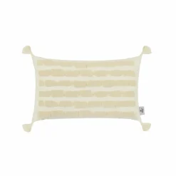 Karaca Home Sheri Filled Cushion, 31cmx50cm, Cream