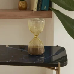 Karaca Home Trigon 10 Min. Hourglass, 7.3x15.5cm, Gold