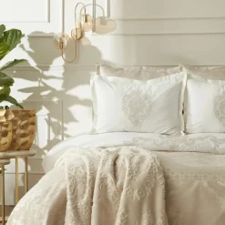 Karaca Home Tugba 8-Piece Bedding Set, Double, Gold