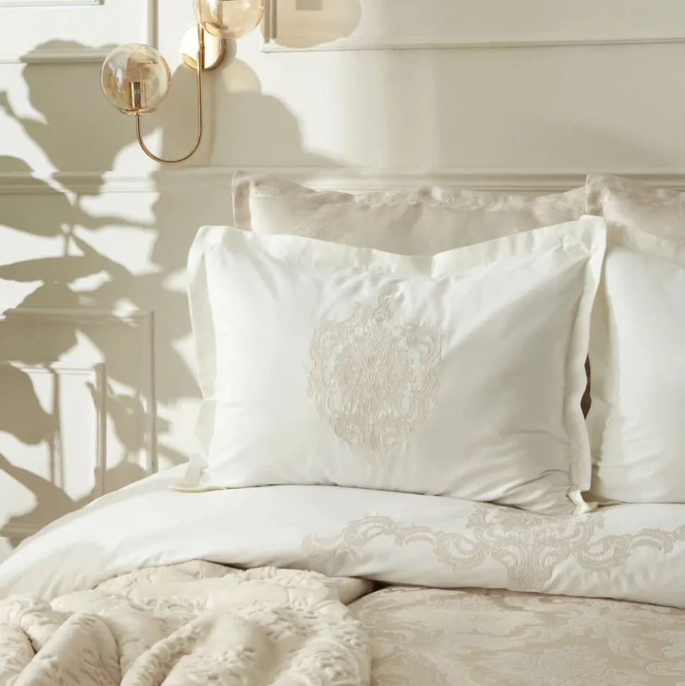 Karaca Home Tugba 8-Piece Bedding Set, Double, Gold