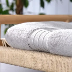 Karaca Home 100% Turkish Cotton Bath Towel, 85cmx150cm, Grey