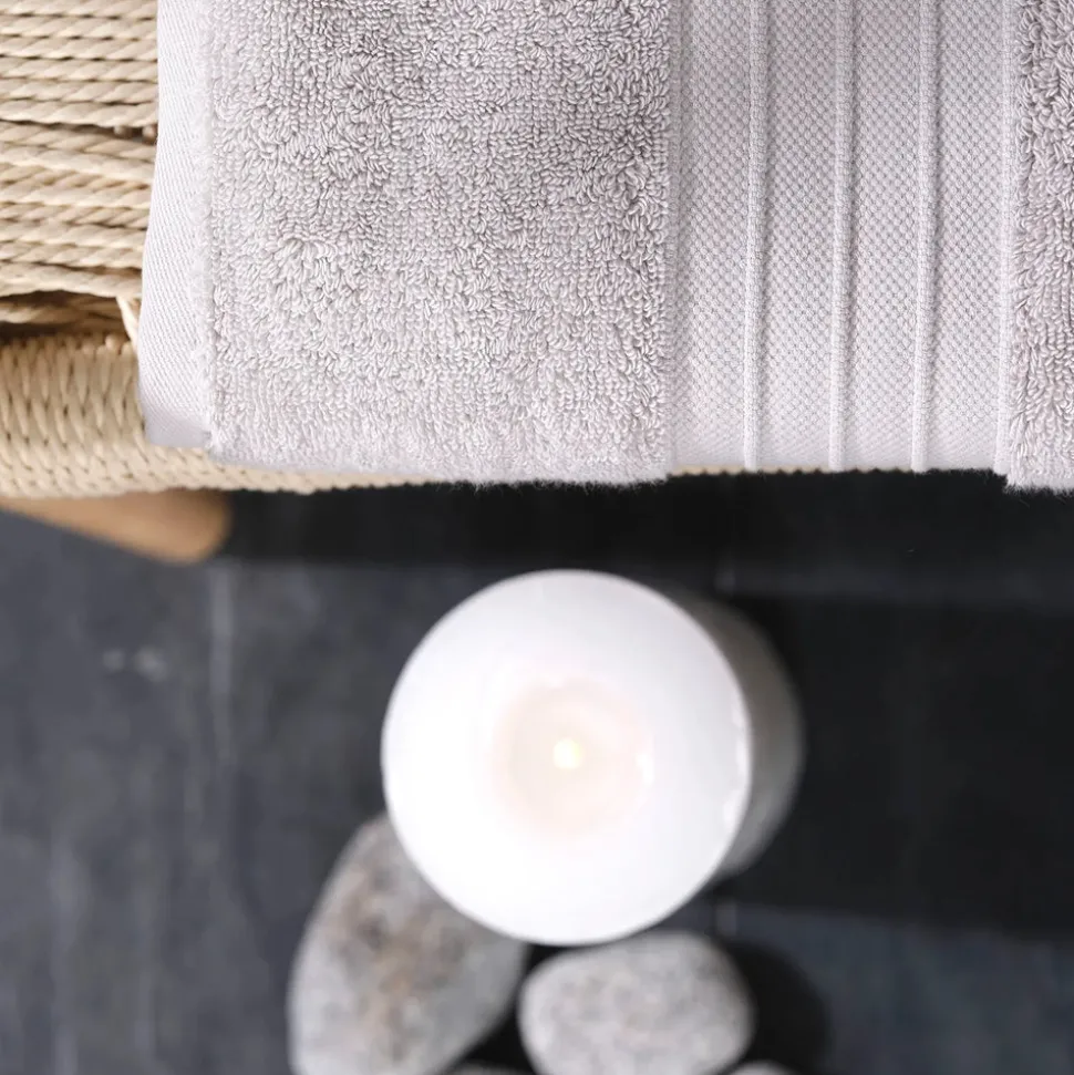 Karaca Home 100% Turkish Cotton Bath Towel, 85cmx150cm, Grey
