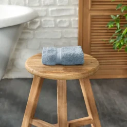 Karaca Home 100% Turkish Cotton Face Towel, 30cmx30cm, Blue