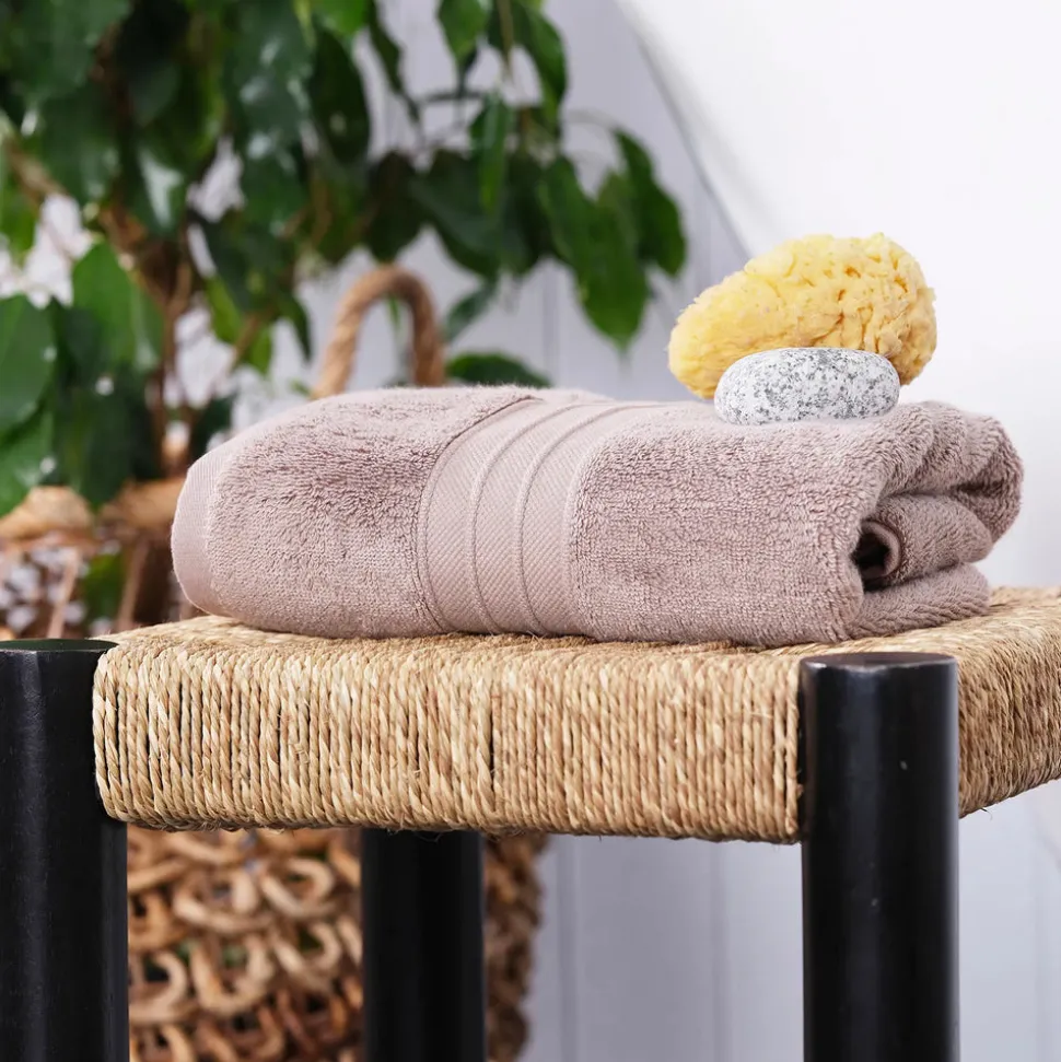 Karaca Home 100% Turkish Cotton Hand Towel, 50cmx90cm, Grey