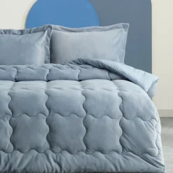 Karaca Home Viny Soft Dream Comfort Bedding Set Old, Double, Indigo