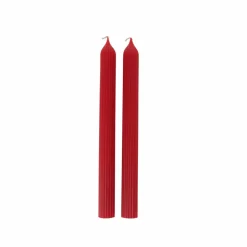 Karaca Home Wave 2-Piece Candle, 2cmx23cm, Red
