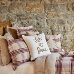 Karaca Home Woodland Cozy Comfort Bedding Set with Bed Sheet, Single, Beige