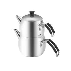 Karaca Iklim Mini Size Teapot, Small, Silver