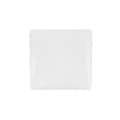 Karaca Ivy Porcelain Dinner Plate, 25cmx25cmx2.2cm, White