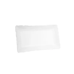 Karaca Ivy Porcelain Serving Platter, 25.5cm, White