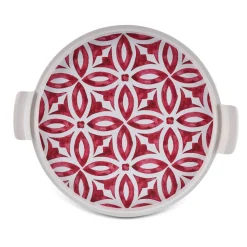 Karaca Jofy 2-Piece Cake Dome, 35cm, Red