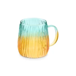 Karaca Jolie 7-Piece Tumbler Glass Set, Yellow Green