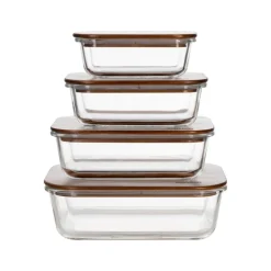 Karaca Karya Acacia Storage Container, 400ml, Clear