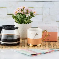 Karaca Letter T Porcelain Mug, 330ml, Multi