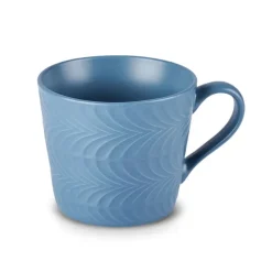Karaca Lily 2-Piece Mug Set, 320 ml,Blue, White