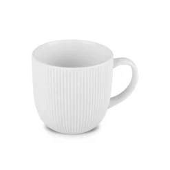 Karaca Lisa Basic Bone China Mug, 360ml, White