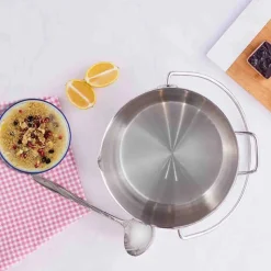 Karaca Love of Kitchen Stainless Steel Induction JamMarmalade Pot, 28cmx18cm, Silver