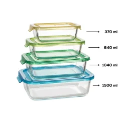Karaca Lucy Storage Container, 1040ml, Transparent