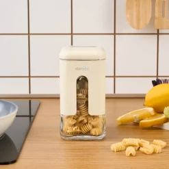 Karaca Luminous Storage Jar, 750ml, Cream