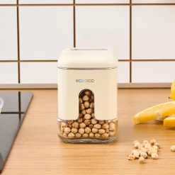 Karaca Luminous Storage Jar, 480ml, Cream