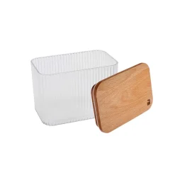 Karaca Massimo Storage Container, 1L, Transparent Brown