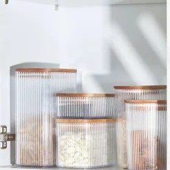 Karaca Massimo Storage Container, 2L, Transparent Brown
