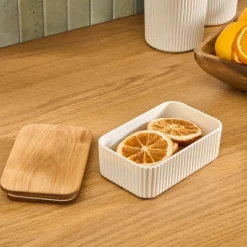 Karaca Massimo Storage Container, 500ml, Cream