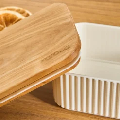 Karaca Massimo Storage Container, 500ml, Cream