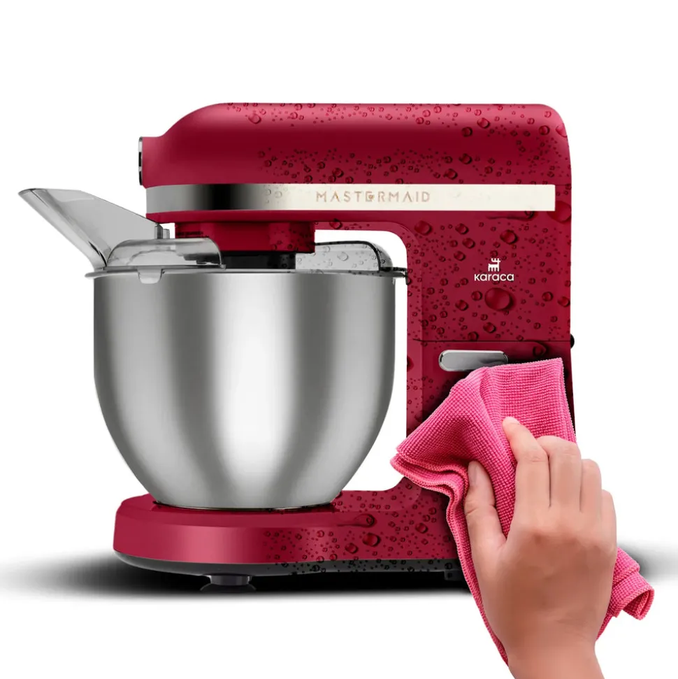 Karaca Mastermaid Chef Pro Zero Side Tech Stand Mixer, 5L, 1500W, Red