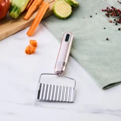 Karaca Mastermaid Vegetable Peeler, 19.7x7.7cm, Rose Gold