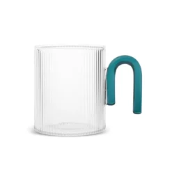 Karaca Miracle Glass Mug, 320ml, Green