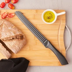 Karaca Momentum Bread Knife, 20cm, Black