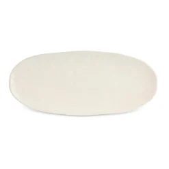 Karaca Nebula Stoneware Serving Platter, 33cm, Beige