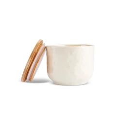 Karaca Nebula Stoneware Storage Container, 8cm, Beige