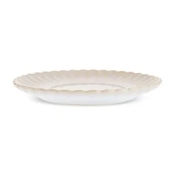 Karaca New Daisy Stoneware Dessert/Side Plate, 21cm, White